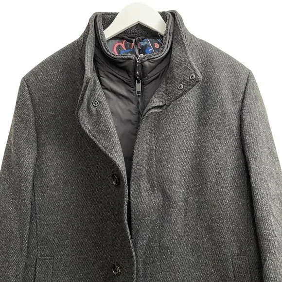 Ted Baker Margate Funnel Neck Coat Ted Size 6 (US Size 2XL)